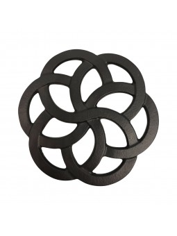 Dessous de plat noir