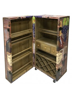 Armoire porte-bouteilles