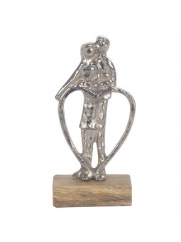 Figurine couple coeur
