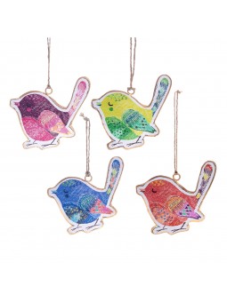 Pendentif oiseau assortie