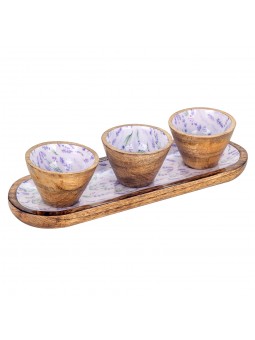 Plateau lavande a/3 bowl