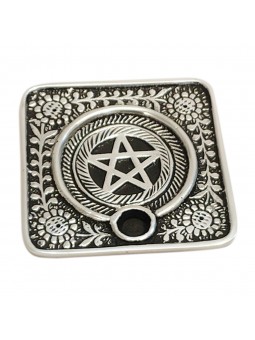 Porte bougie en pentagramme 