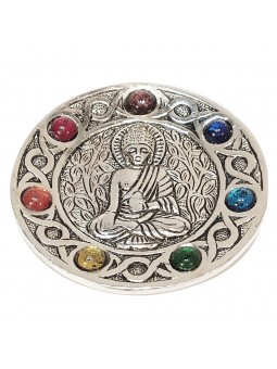 Assiette chakra avec bouddha