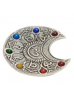 Assiette chakra lune