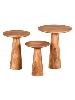 Tables en bois 3 dif.