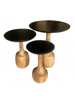 Tables en bois 3 dif.