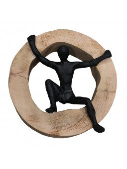 Personnages blancs assis...