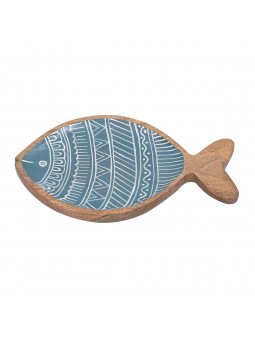 Assiette en forme de poisson