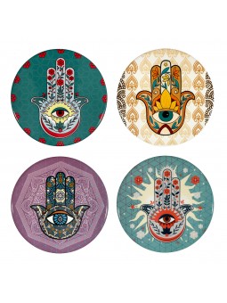 S/12 sous-verres 11cm