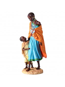 4 personnages africains