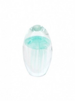 Presse-papier méduse bleue