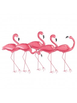 Décoration murale flamants