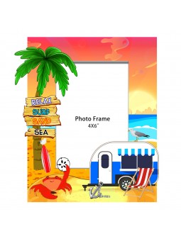 Cadre photo de plage