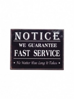 Plaque mur notice 25x33cm