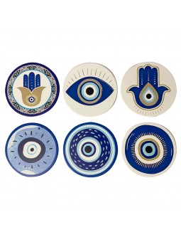 Dessous de verre main de...