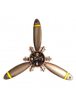 Horloge murale hélice