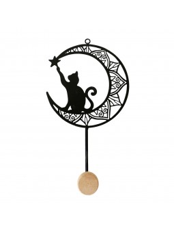 Porte manteau 1 crochet chat