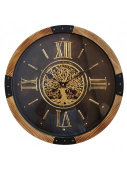 Horloge murale engrenage