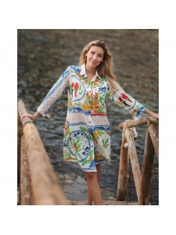 Chemise robe s-m-l-xl