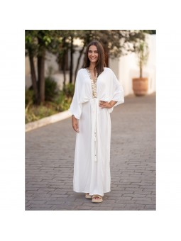 Robe longue une taille