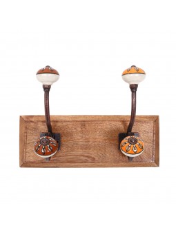 Porte manteau 2 crochets