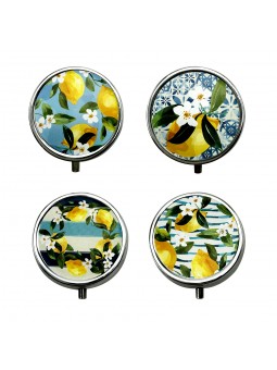 Citrons boîte à pilules