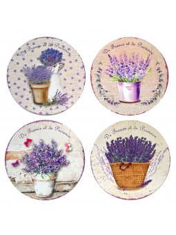 Dessous de verre lavande 4...