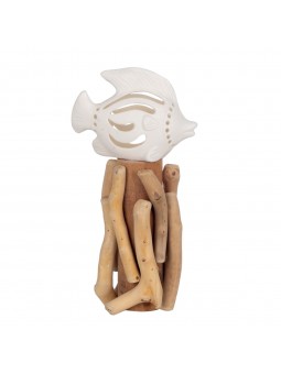 Figure poisson sur le coffre