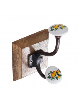 Cintre 1 bouton citrons