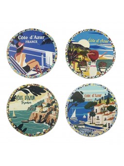 Nappe côte bleue 4 diff.