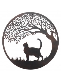 Avec chat decoration murale...