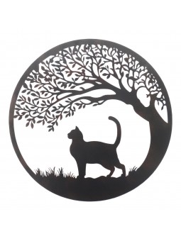 Avec chat decoration murale...