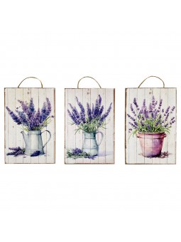 Décoration murale lavande 3...