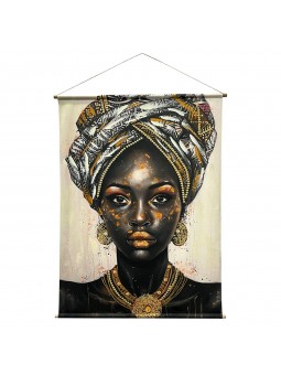 Toile enroulable africaine