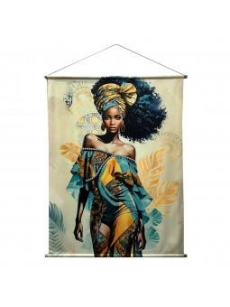 Toile enroulable africaine