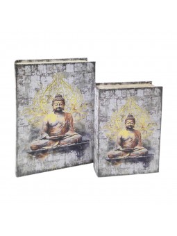 S/2 boîte livre bouddha