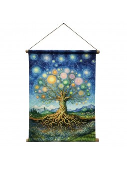 Toile enroulable vie d'arbre