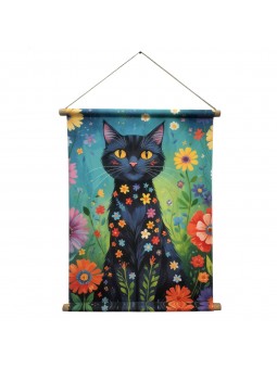 Toile enroulable chat