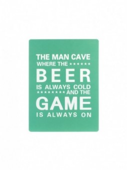 Plaque la cave de l'homme