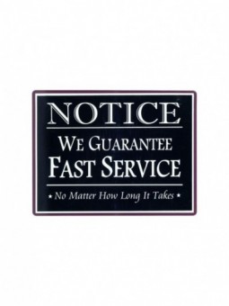 Plaque service rapide