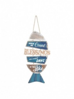 Ornement poisson à suspendre