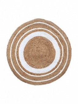 Tapis tresse jute