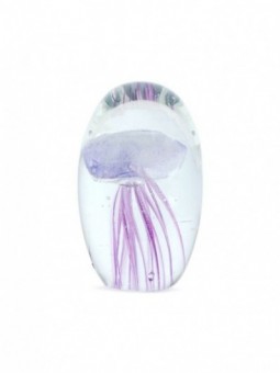 Presse-papiers méduse rosée