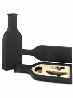 Boite bouteille 3 pc. vin