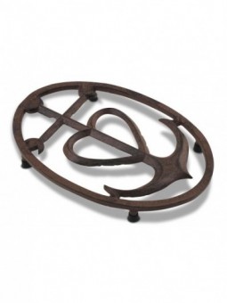 Dessous-de-plat oval.croix