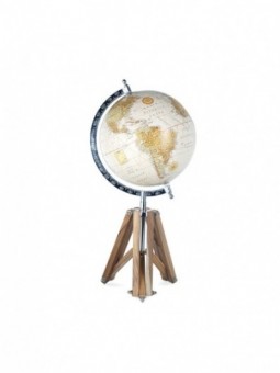 Globe monde 20 cm.trepied