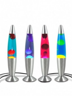 Lampe à lave colorés