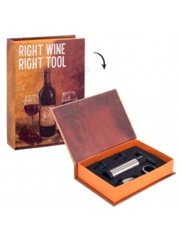 Boite livre set vin 5 p.