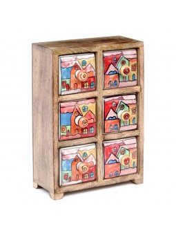 Porte-épices à 6 tiroirs